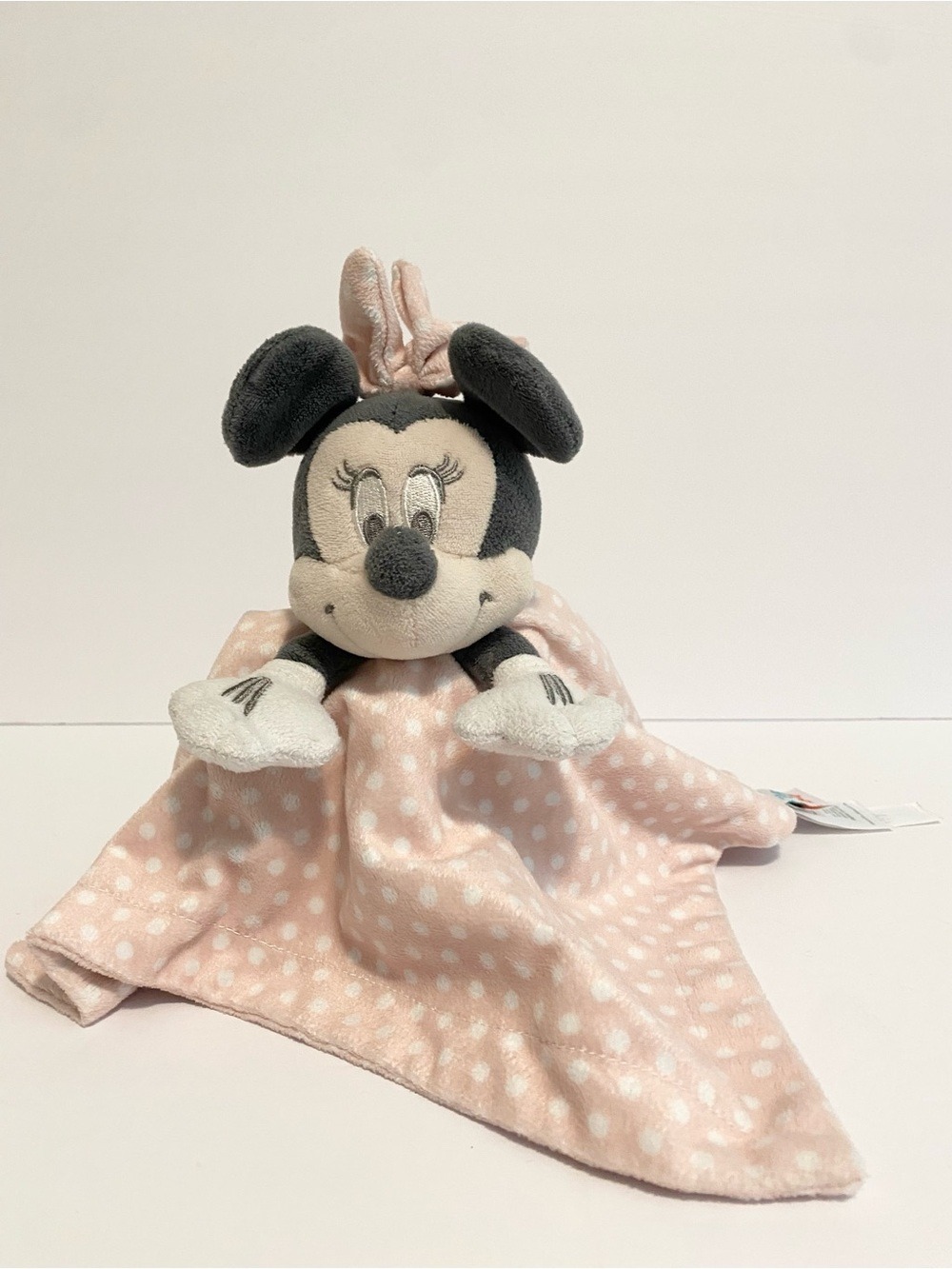 Disney Baby Minnie Mouse Lovey Security Blanket Pink Cuddle Soft Toy Girl Plush